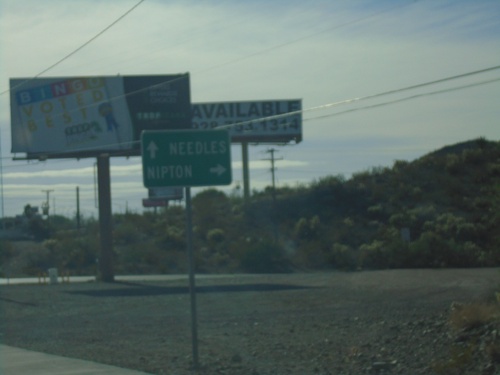 US-95 South at NV-164 West