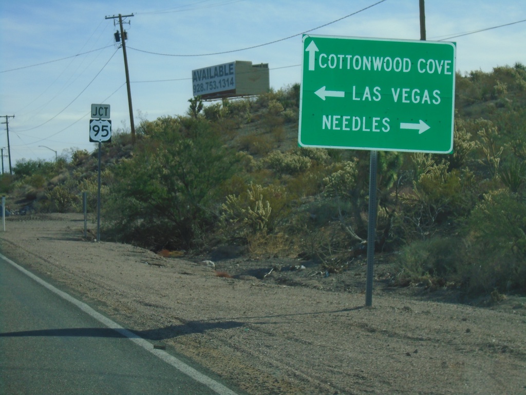 End NV-164 East at US-95