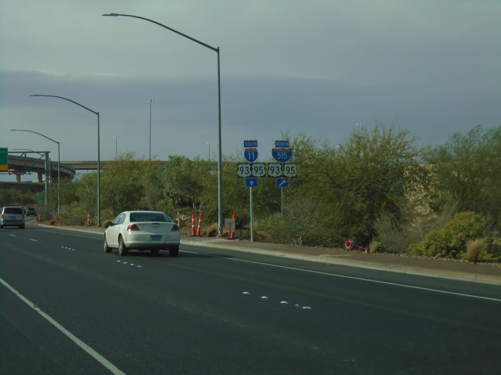 NV-564 West Approaching I-11/I-515/I-215/US-93/US-95