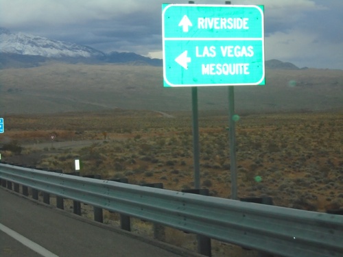 I-15 North - Exit 112 Offramp at NV-170