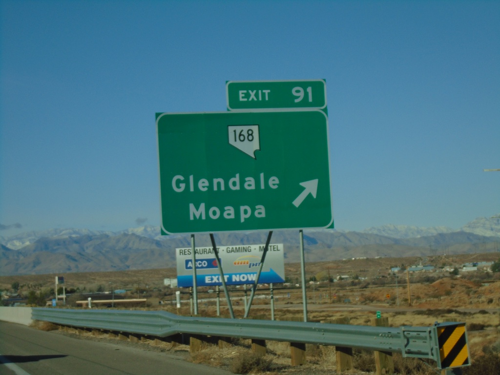 I-15 South - Exit 91