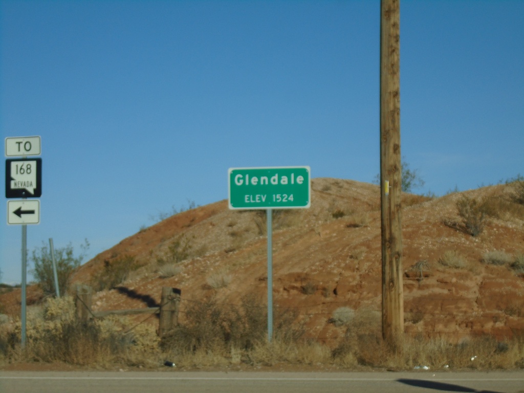 I-15 South at NV-168 - Glendale