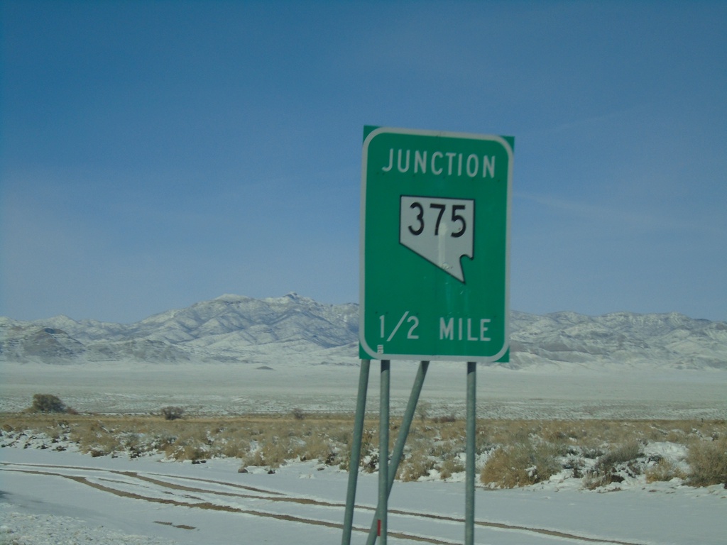 NV-318 North Approaching NV-375