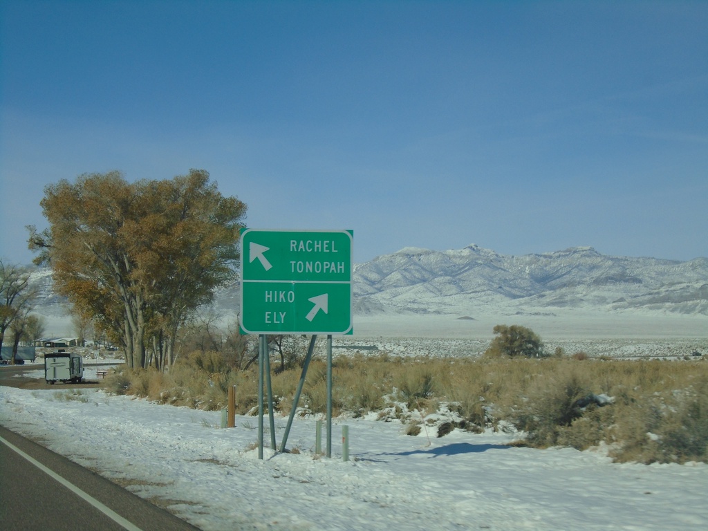 NV-318 North at NV-375