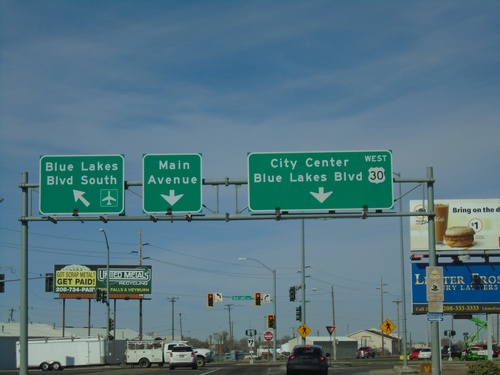 US-30 West at Blue Lakes Blvd.