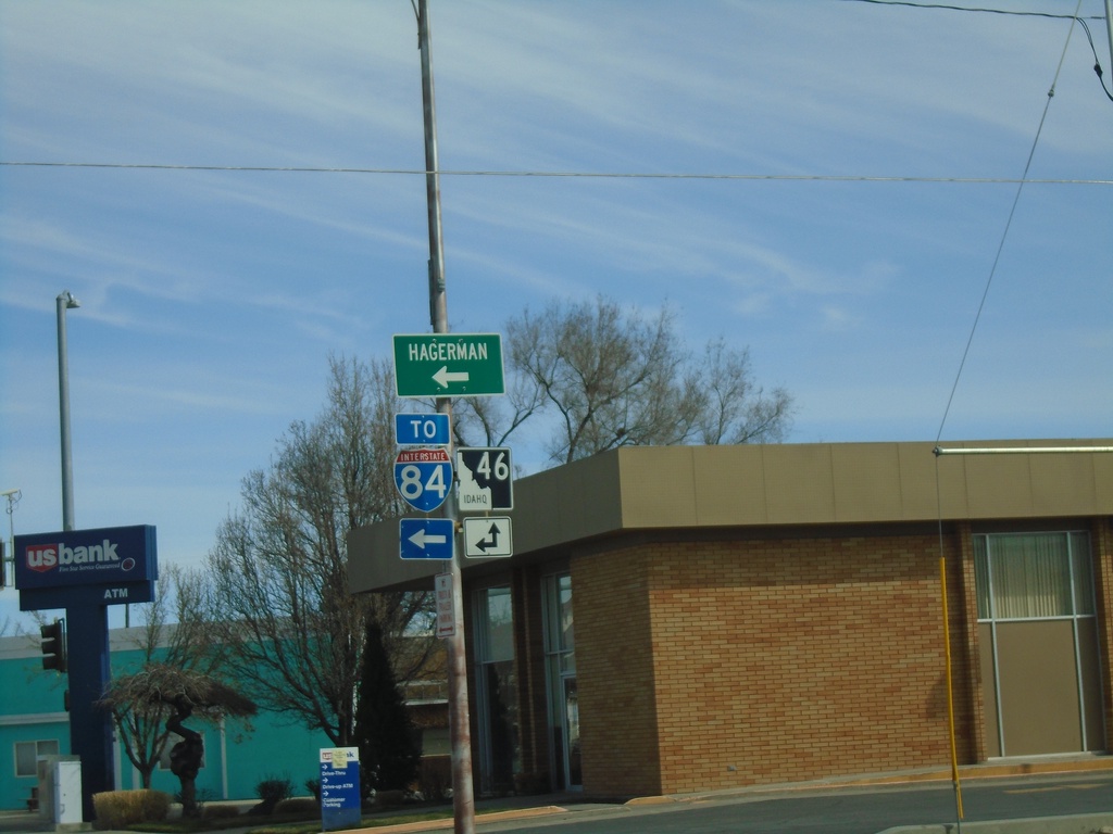 ID-46 North (Idaho St.) at ID-46 Spur to I-84