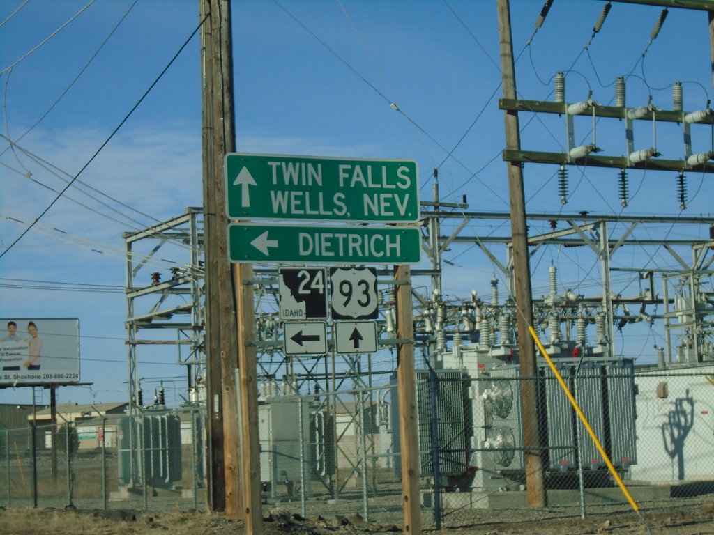 US-93 South at ID-24