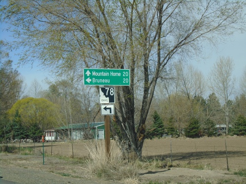 Old US-30 West Approaching ID-78