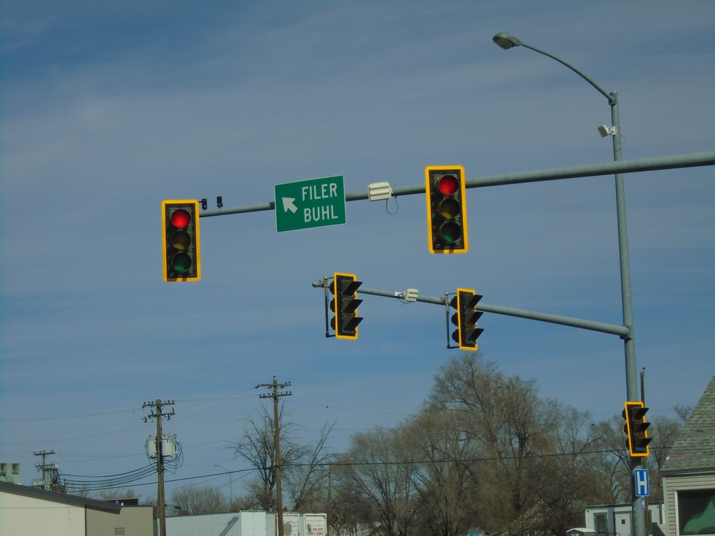 US-30 West at Bus. US-93 (Addison Ave.)