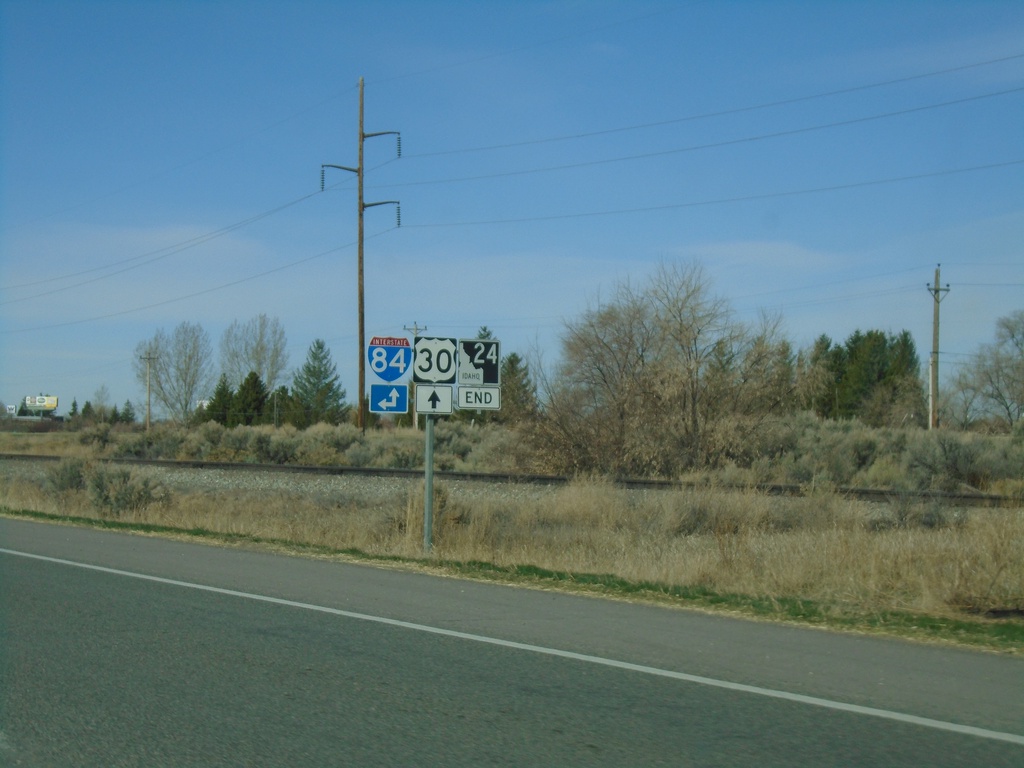 End ID-24 East at I-84/US-30