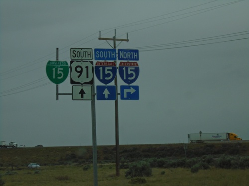 BL-15 South/US-91 South Approaching I-15