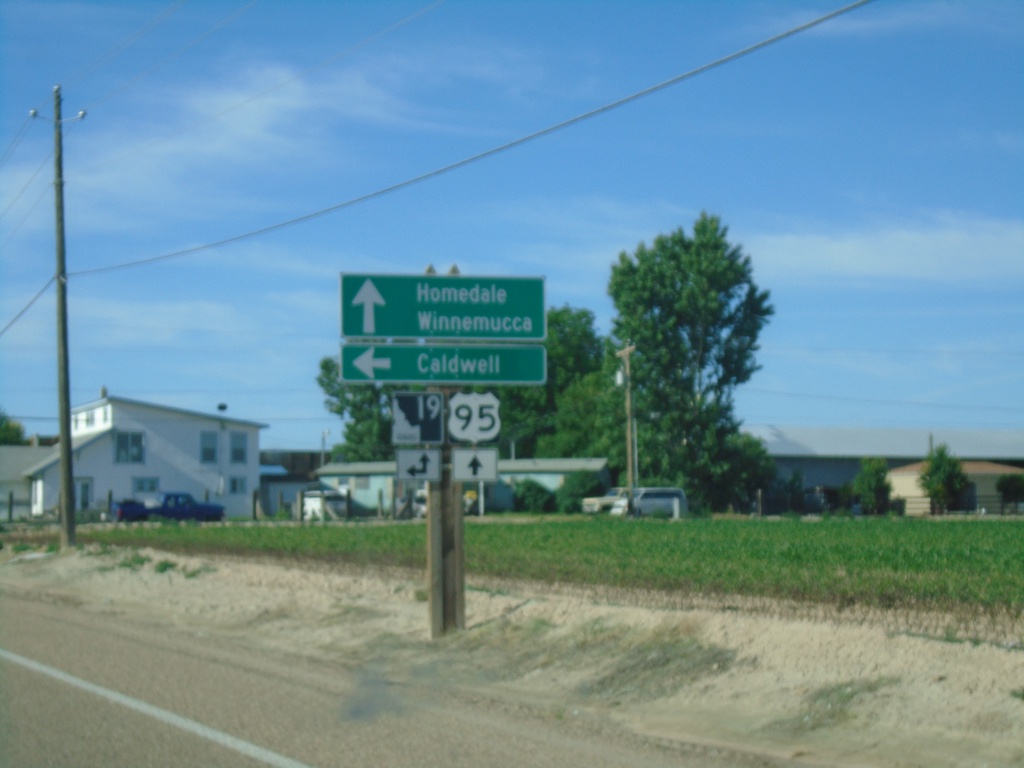 US-95 South Approaching ID-19 East