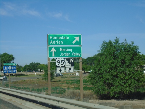 US-95 South/ID-19 At ID-19 West