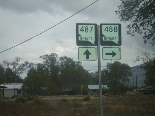 NV-487 South at NV-488