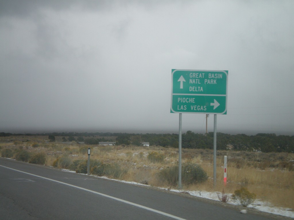 US-50 East/US-6 East/US-93 South at Majors Jct.