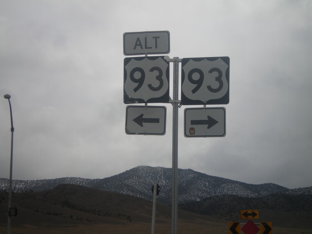 US-93 South At US-93 Alt. (Lages Jct)