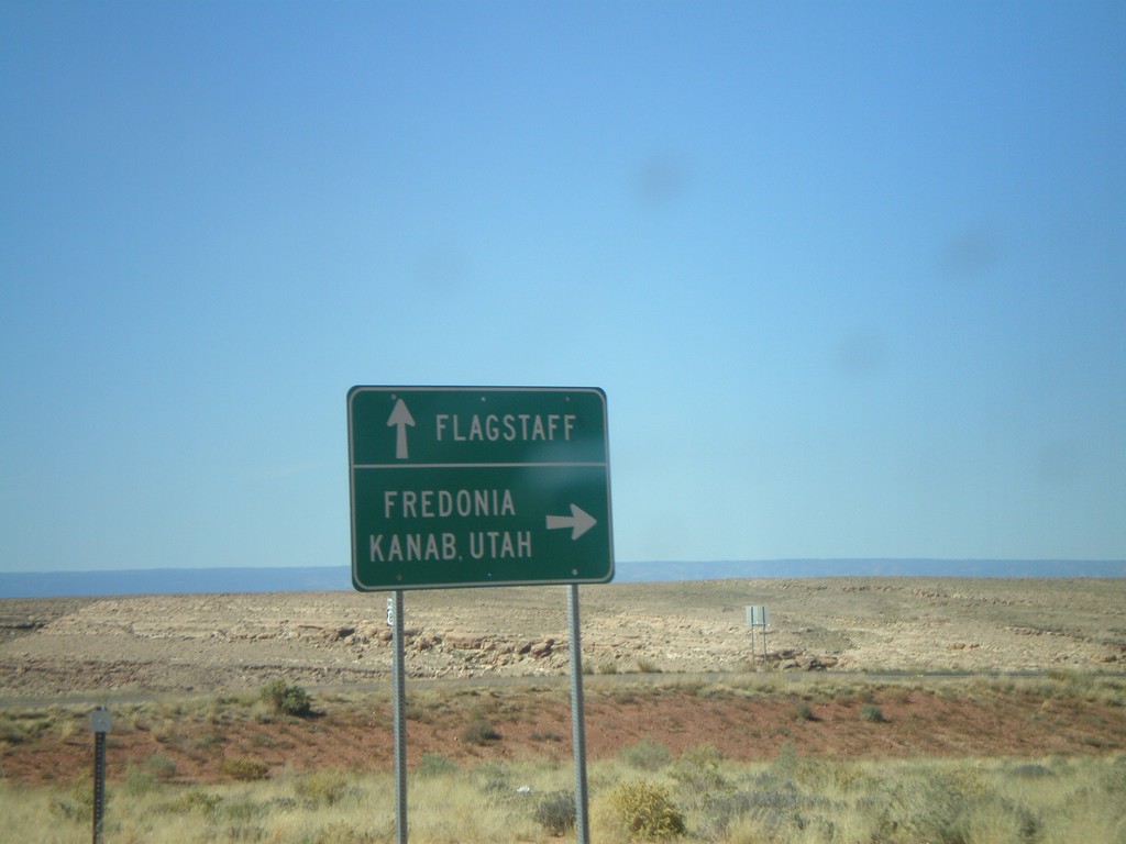 US-89 South Approaching US-89A