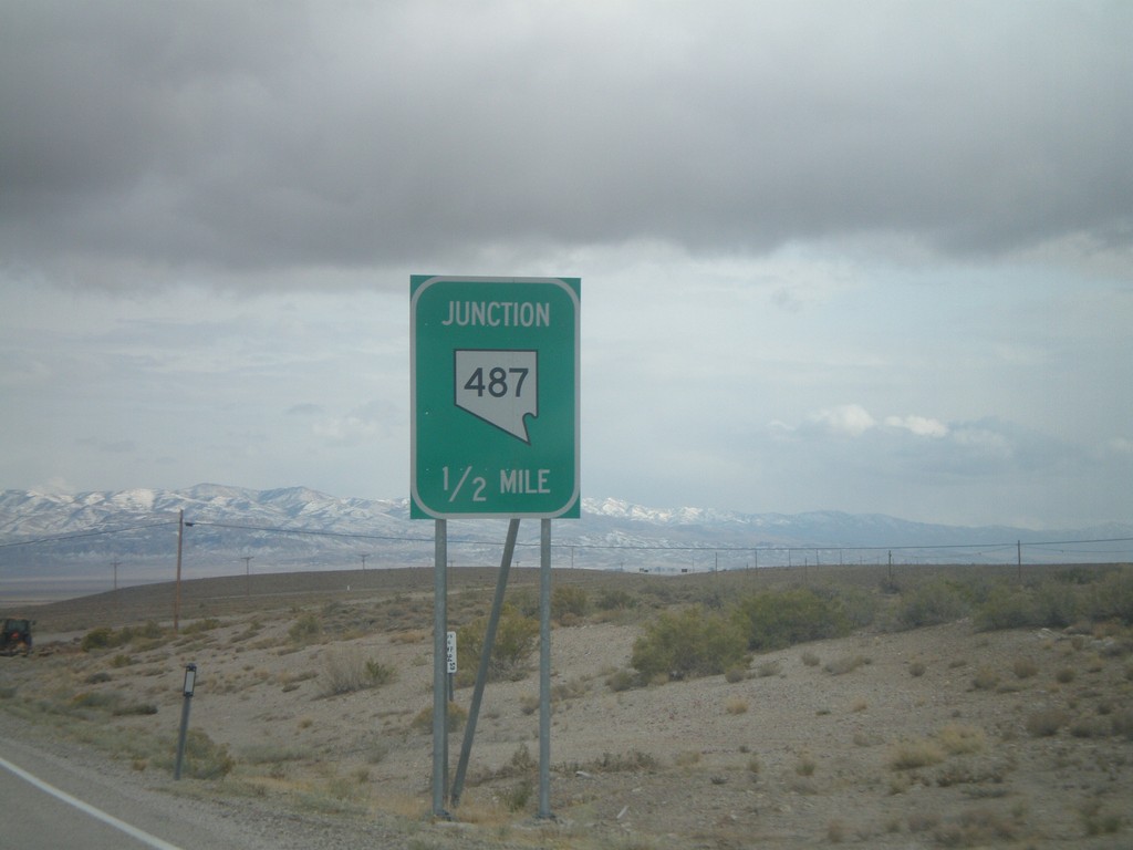 US-6/US-50 East Approaching NV-487