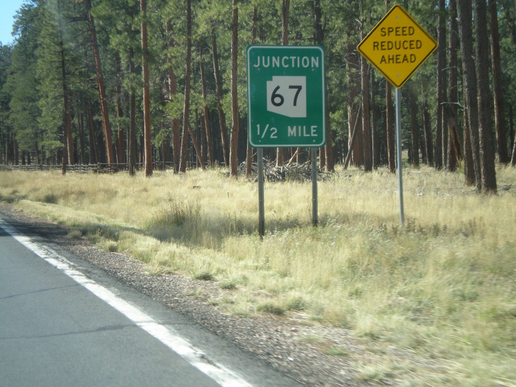 US-89A North Approaching AZ-67