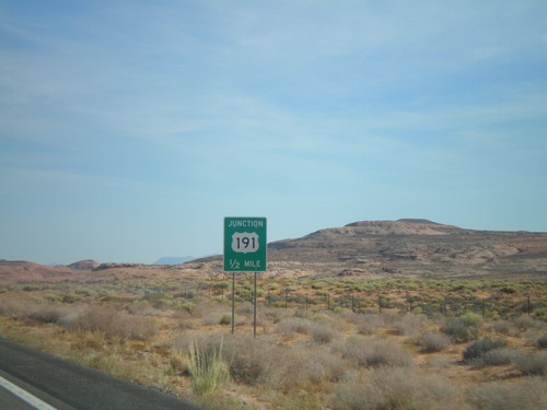 US-160 East Approaching US-191