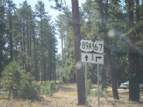 US-89A South at AZ-67