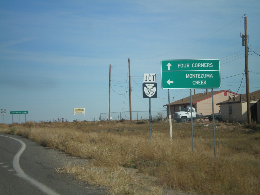 US-160 East at BIA-35