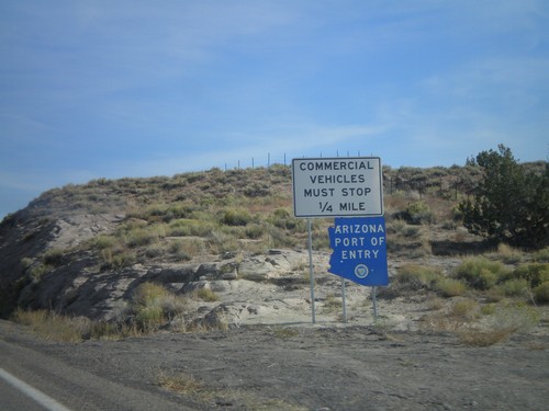 US-160 East - Arizona Port of Entry