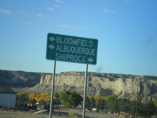 NM-516 South Approaching US-64