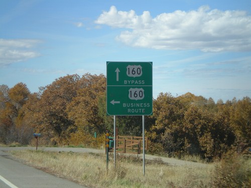 US-160 West - Mancos Business Loop