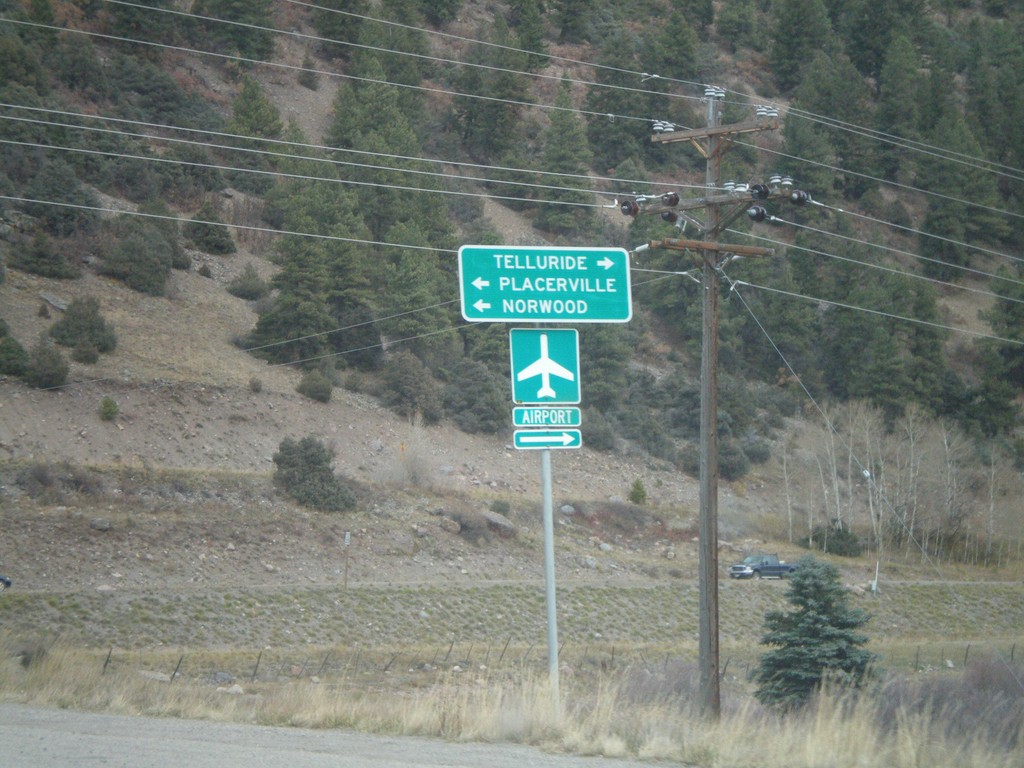 CO-145 North - Telluride Jct.