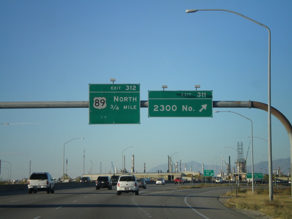 I-15 North - Exits 311 and 312