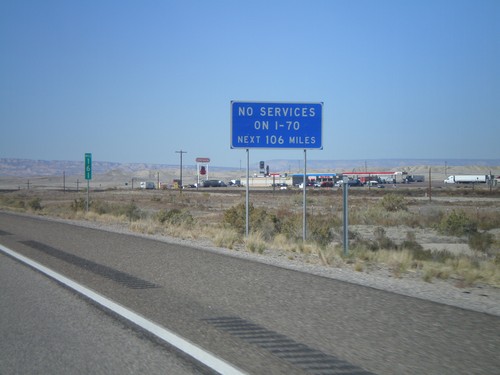 I-70 West - Next Services 106 Miles