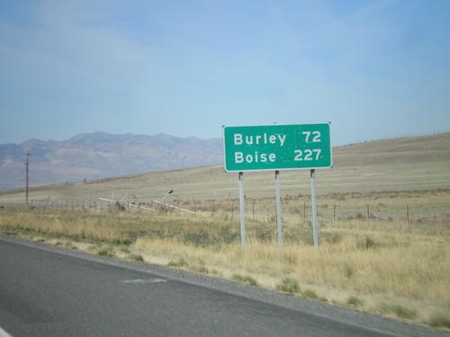 I-84 West - Last Distance Marker In Utah