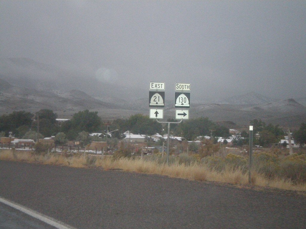 UT-21 East Approaching UT-130