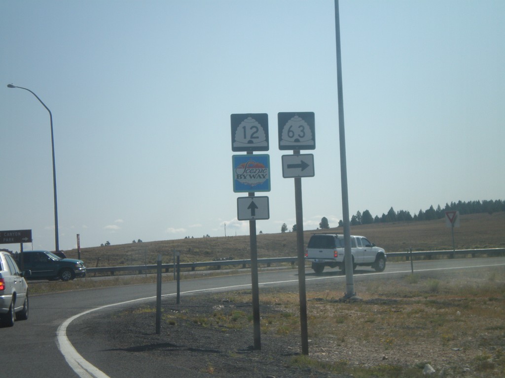 UT-12 East at UT-63 South