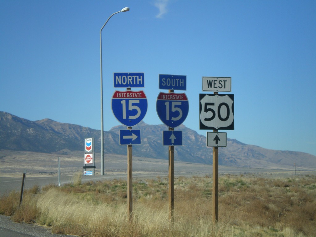 US-50 West at I-15