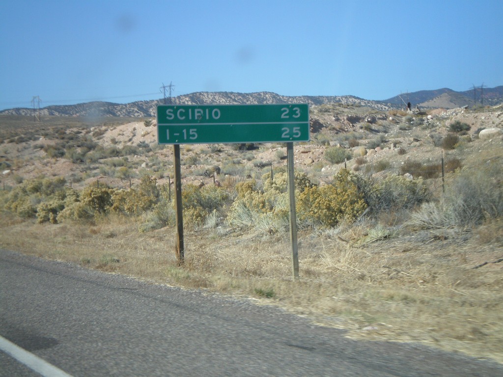 US-50 West - Distance Marker