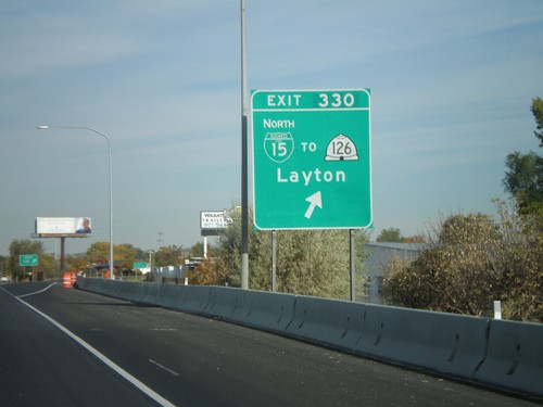 I-15 North - Exit 330