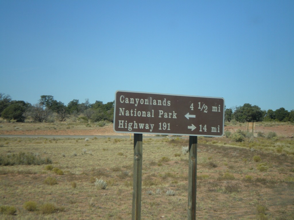 UT-313 at Canyonlands National Park Jct.