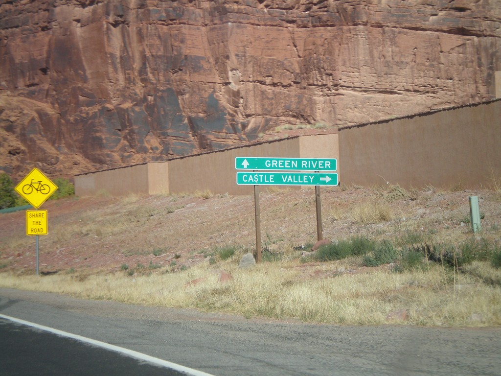 US-191 North Approaching UT-128