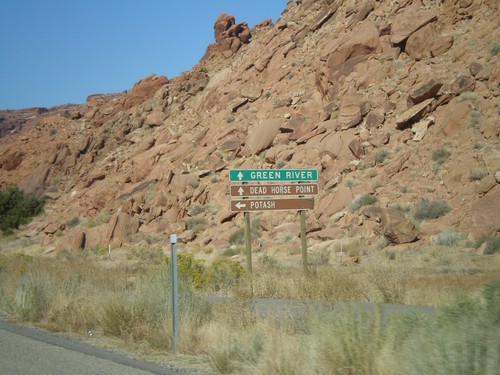 US-191 North Approaching UT-279