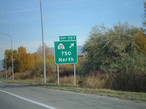 I-15 North - Exit 357