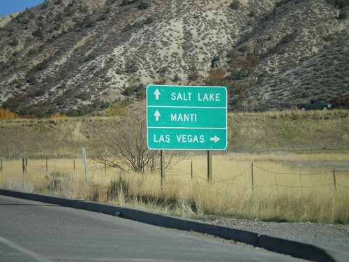 UT-132 East Approaching I-15