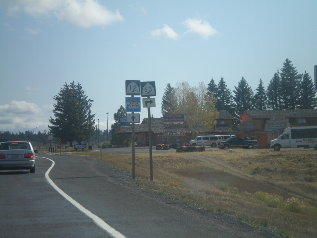 UT-12 East Approaching UT-63