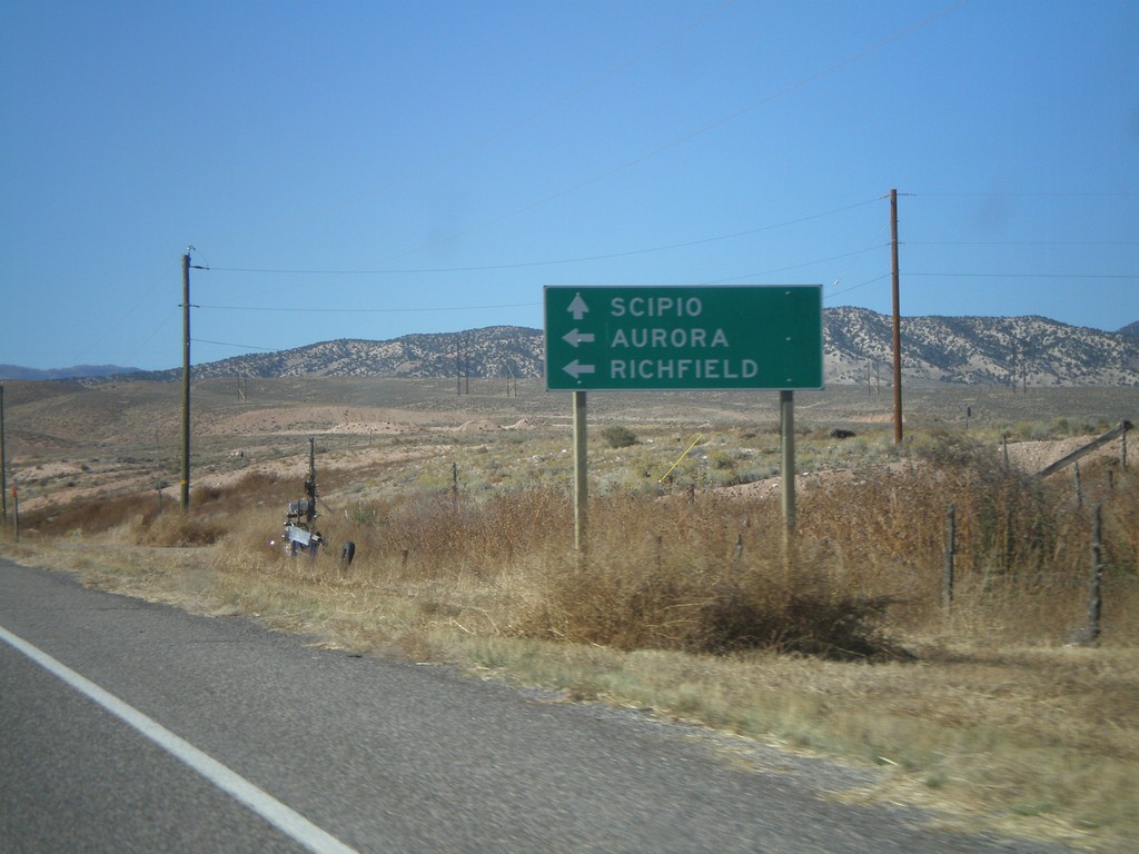 US-50 West Approaching UT-260