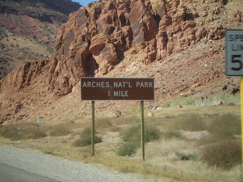 US-191 North - Arches National Park