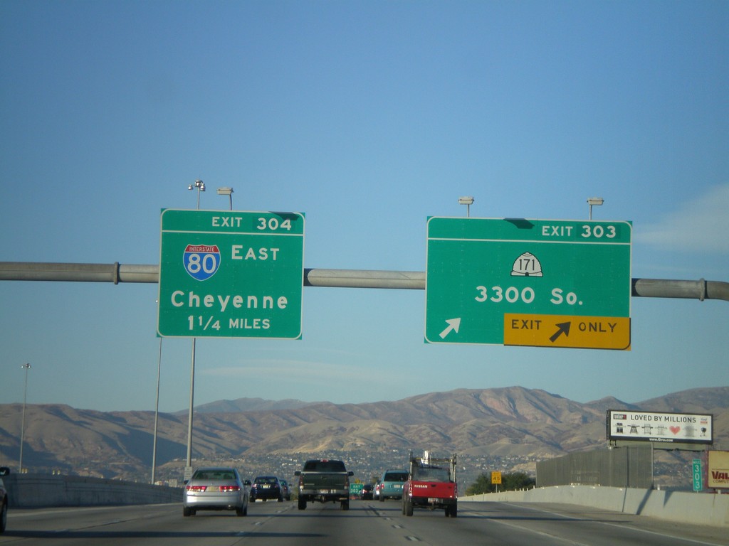 I-15 North - Exit 303 and Exit 304