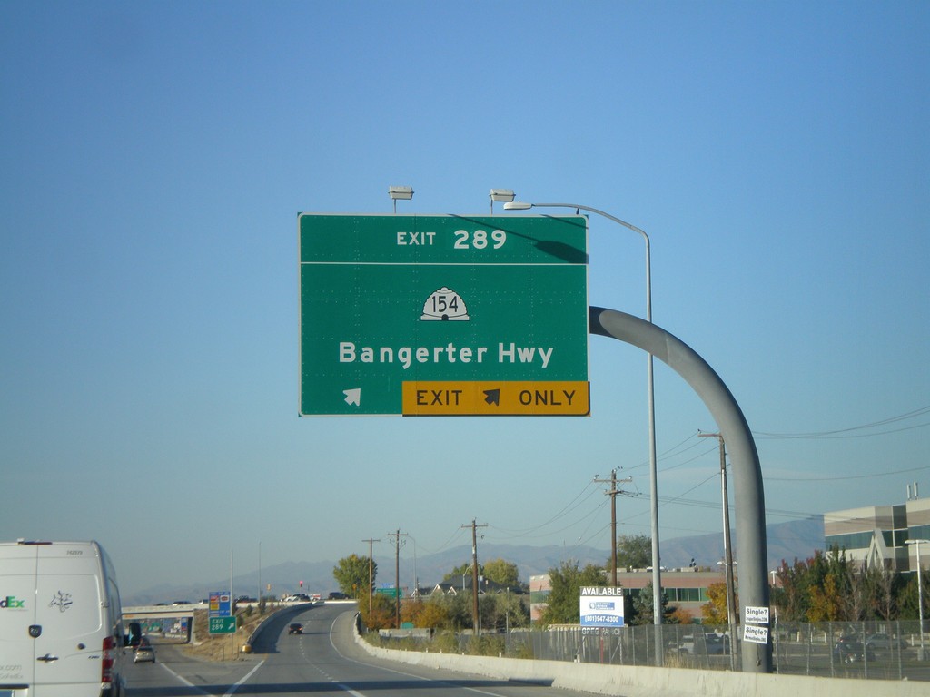 I-15 North - Exit 289