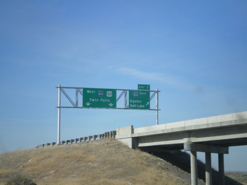 I-86 West - Exit 1