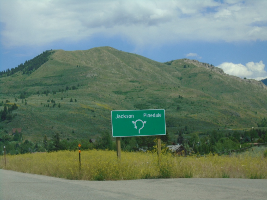 US-26 East/US-89 North Approaching US-189/US-191